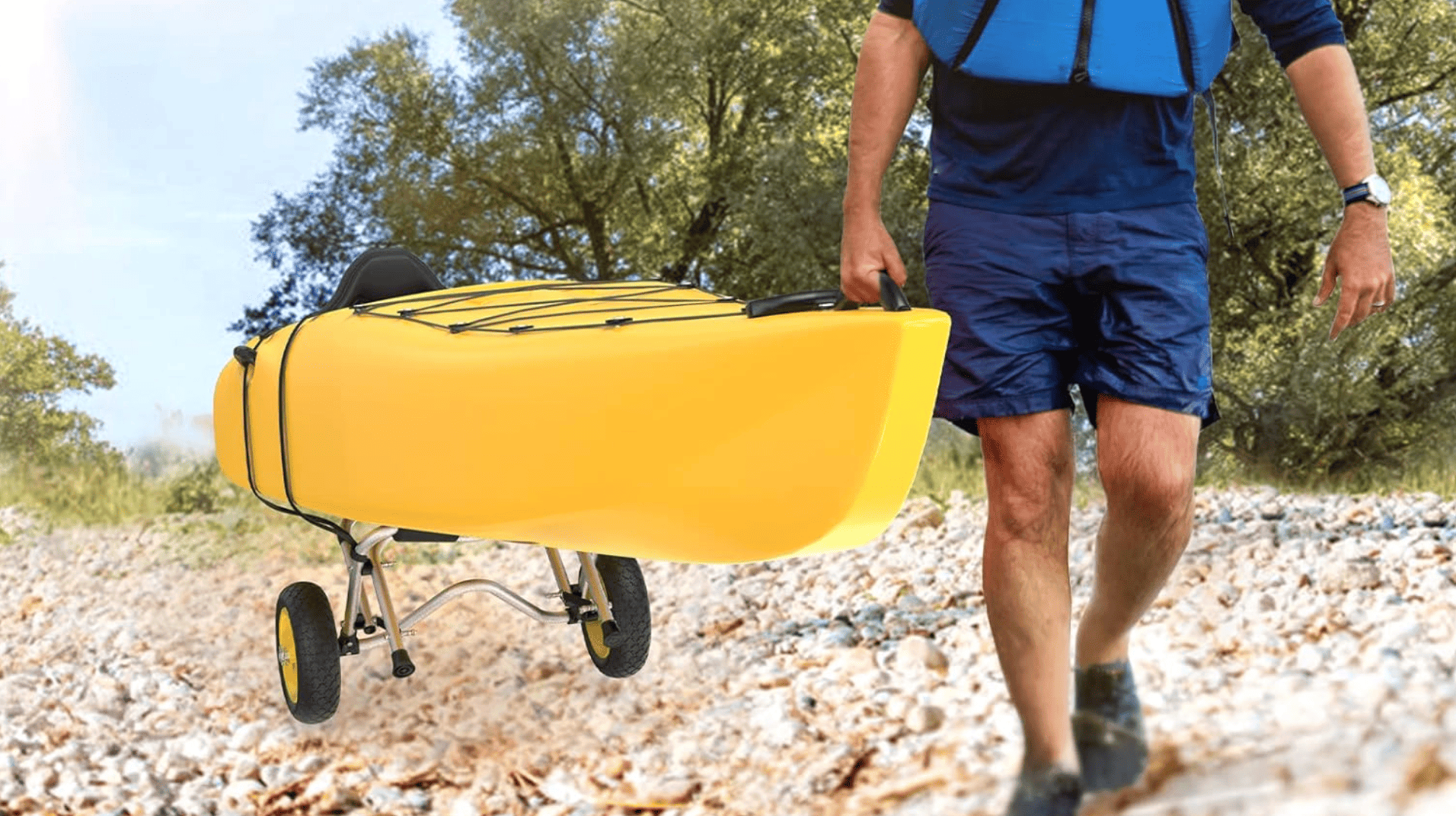 Bonnlo Kayak Cart Canoe Carrier
