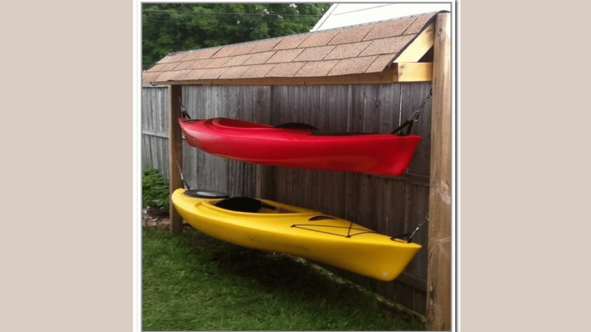 Garden Fence Storage