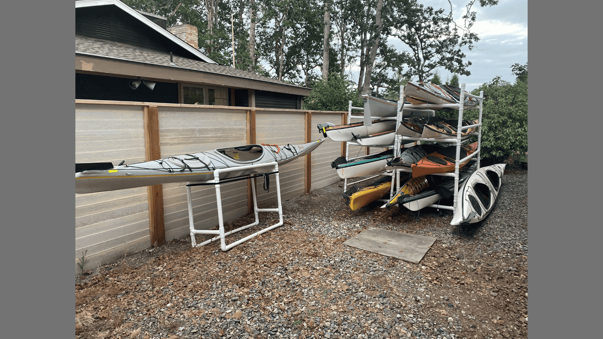 Outdoor Kayak Stand
