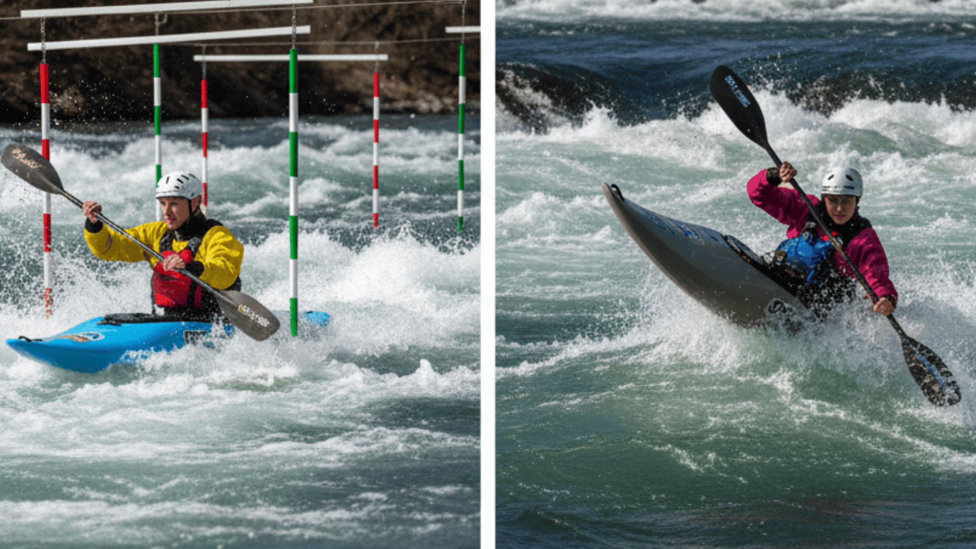 Whitewatre kayaking as sports