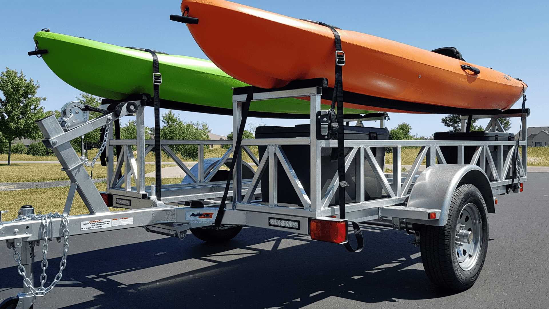 diy kayak trailer