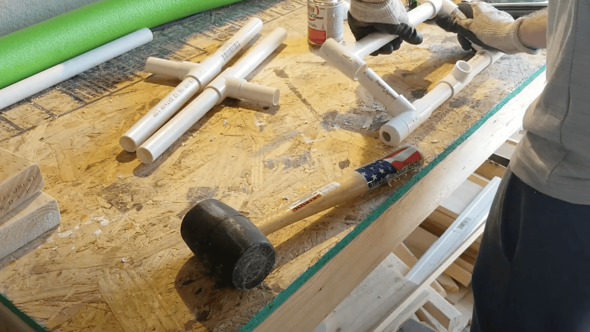 glue the following pieces together