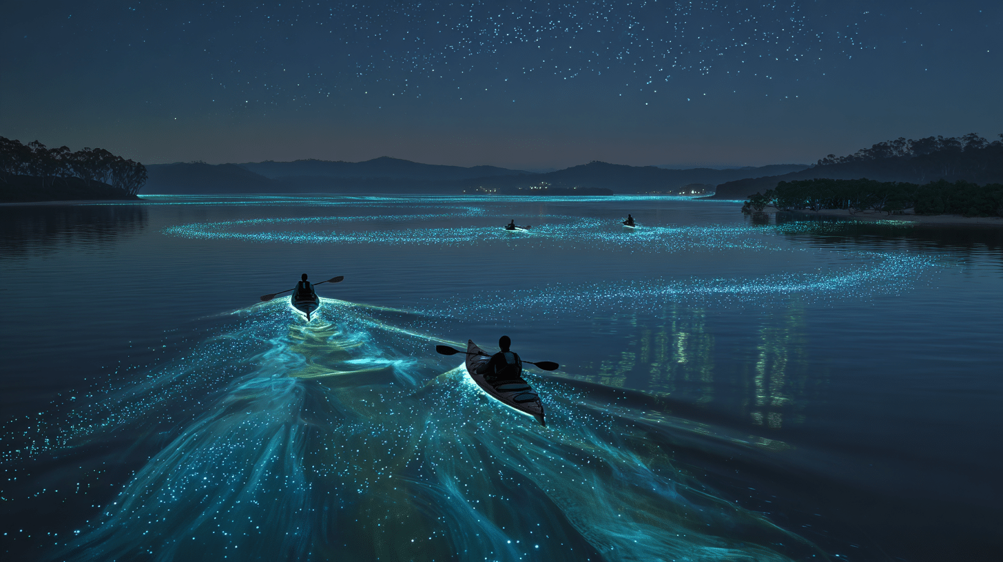 kayaking bioluminescent