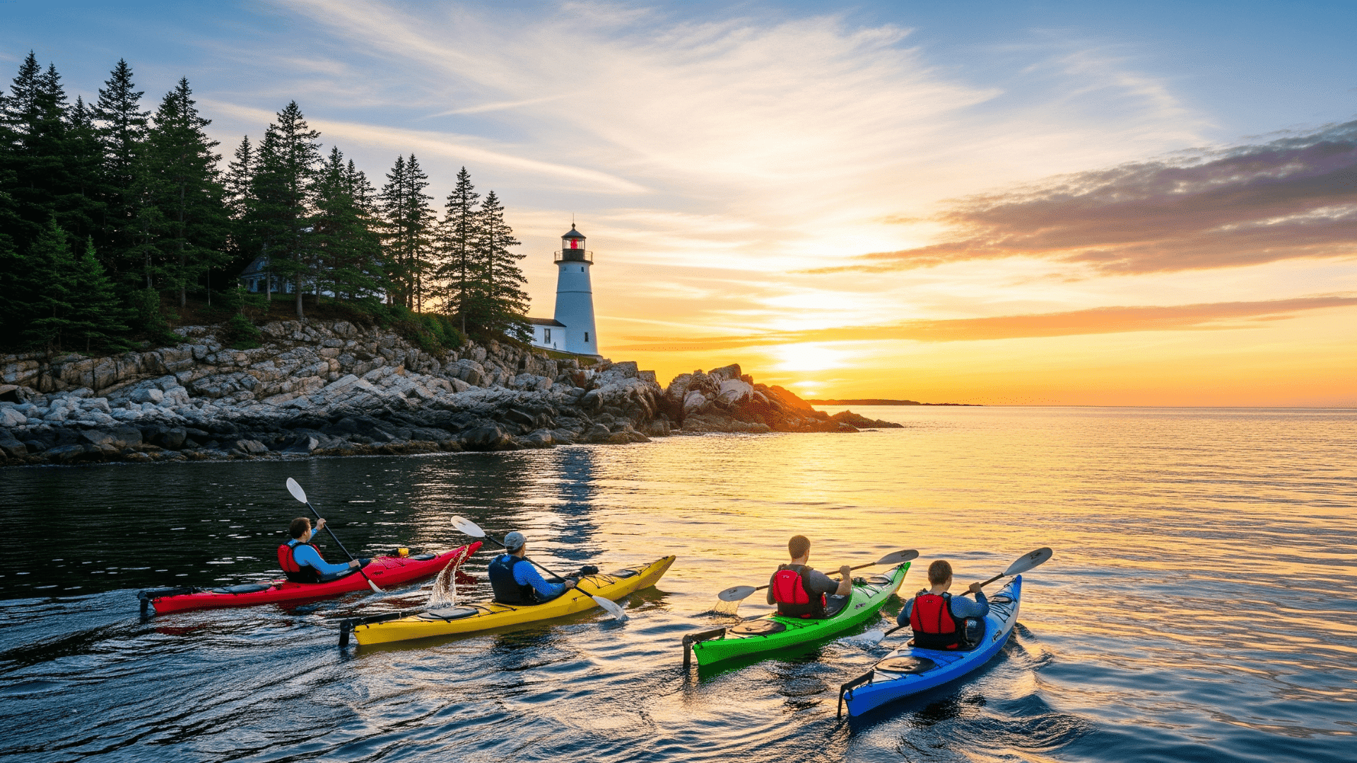 Maine Lighthouse Kayaking