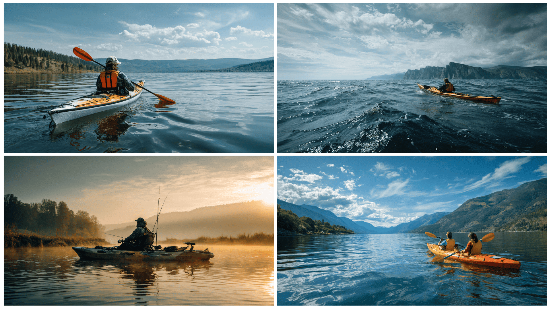 types of kayaks