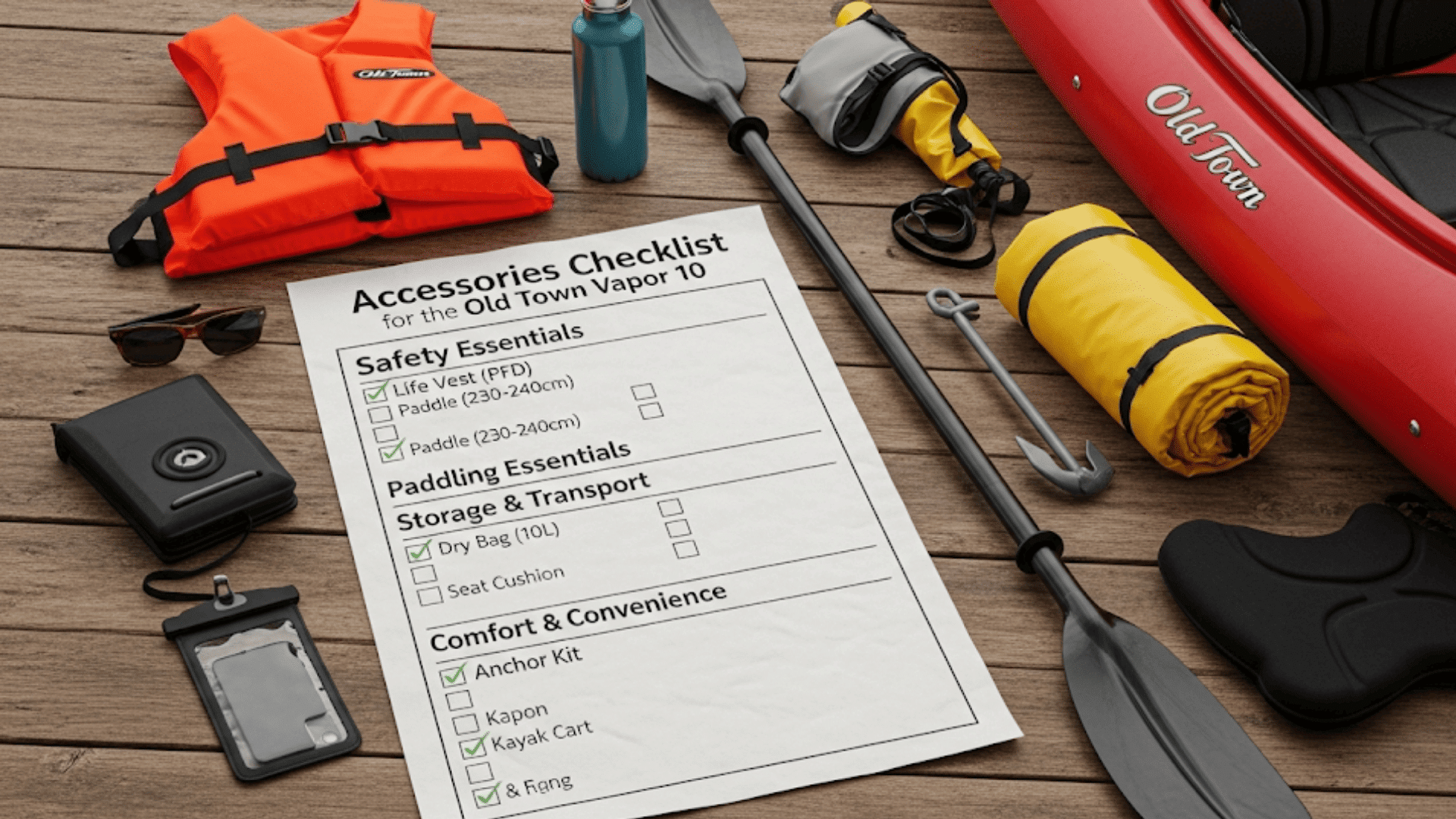 Accesories Checklist