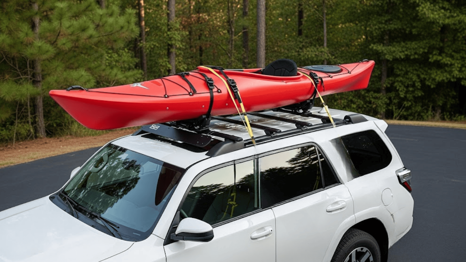 Roof Rack Systems for Transporting a Kayak