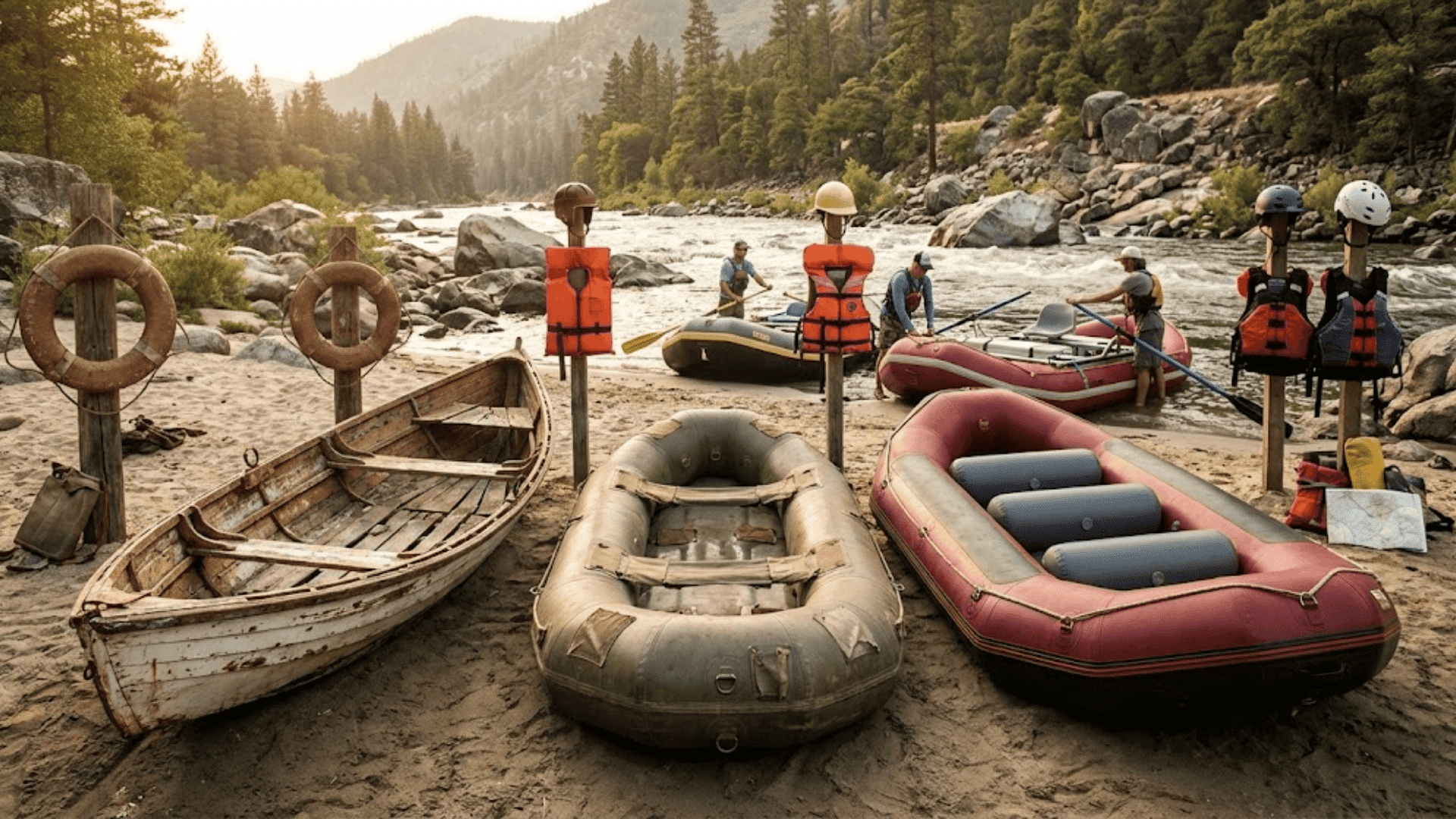 from exploration to early rafts the birth of modern raft craft