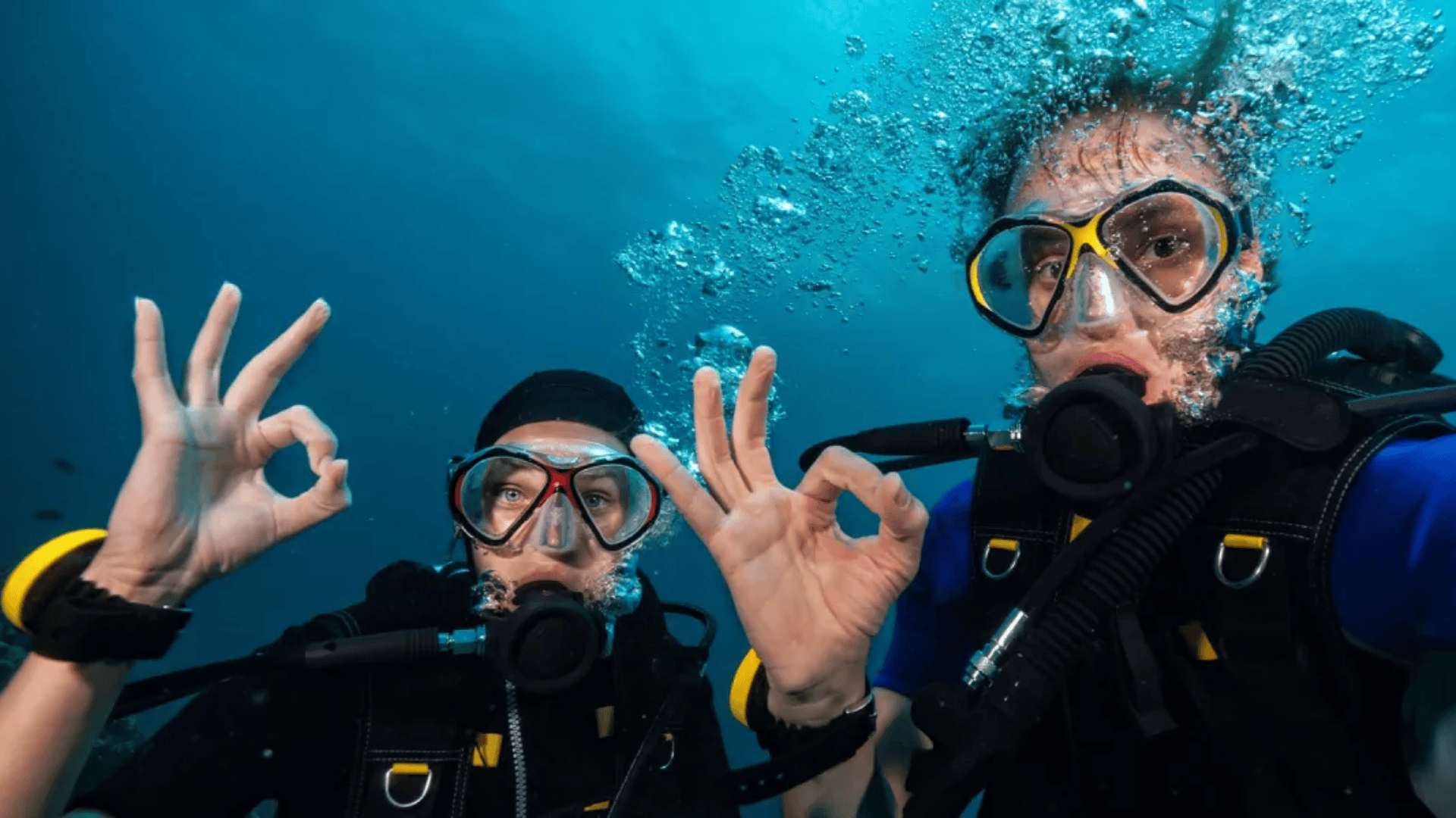 scuba ok hand signal
