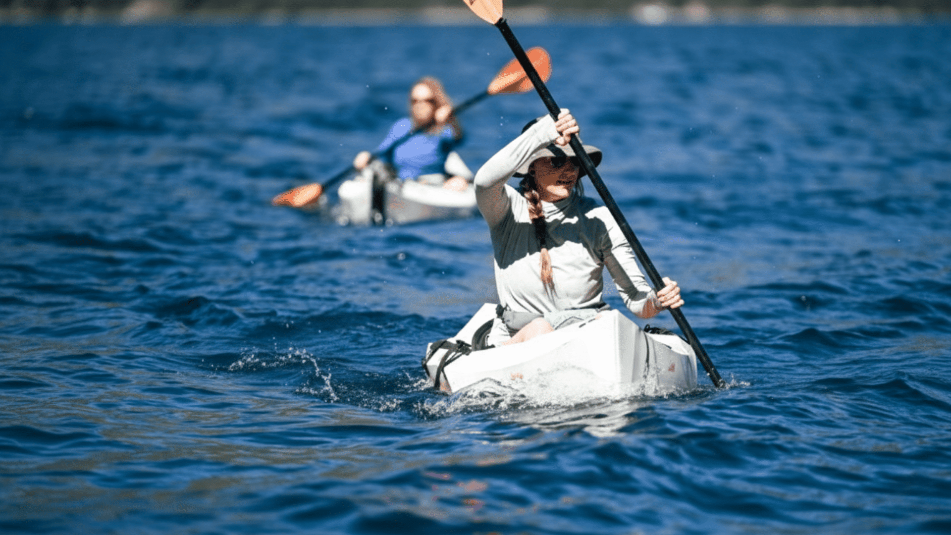 oru lake kayak on water