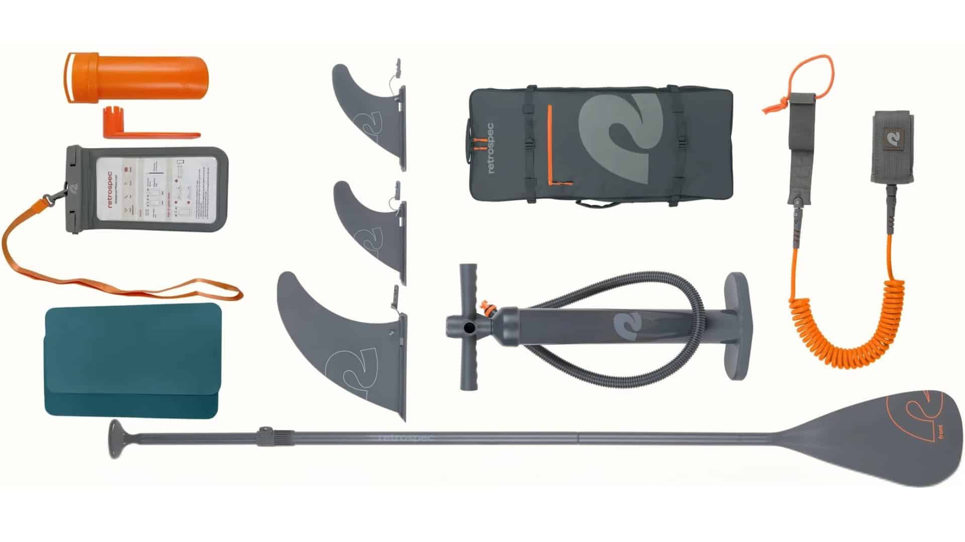 retrospec weekender paddle board accessories