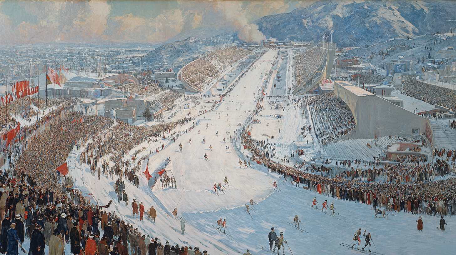 1924 Winter Olympics skiing events including cross-country and ski jumping