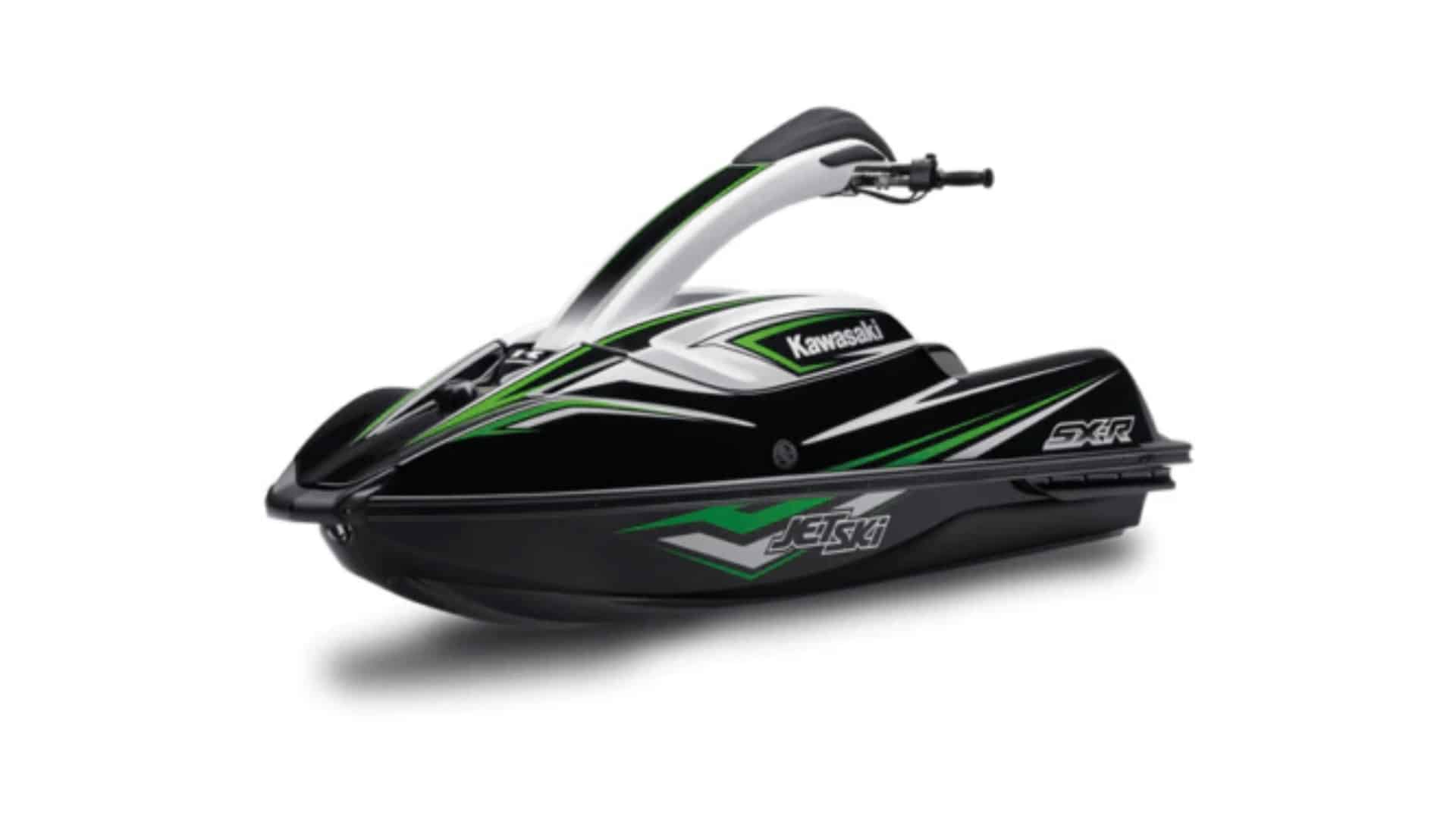Kawasaki SX-R 1500, fastest stand-up jet ski with a top speed of 62 to 63 mph