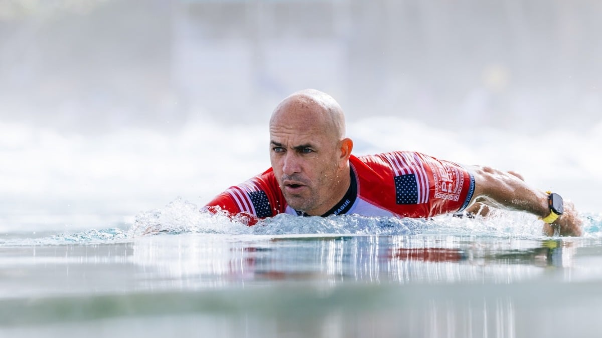 Kelly Slater middle of water