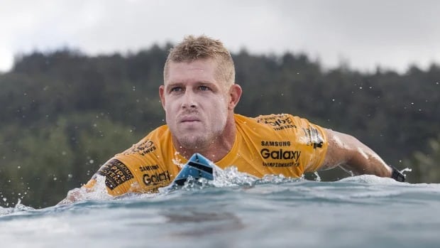 Mick Fanning in water
