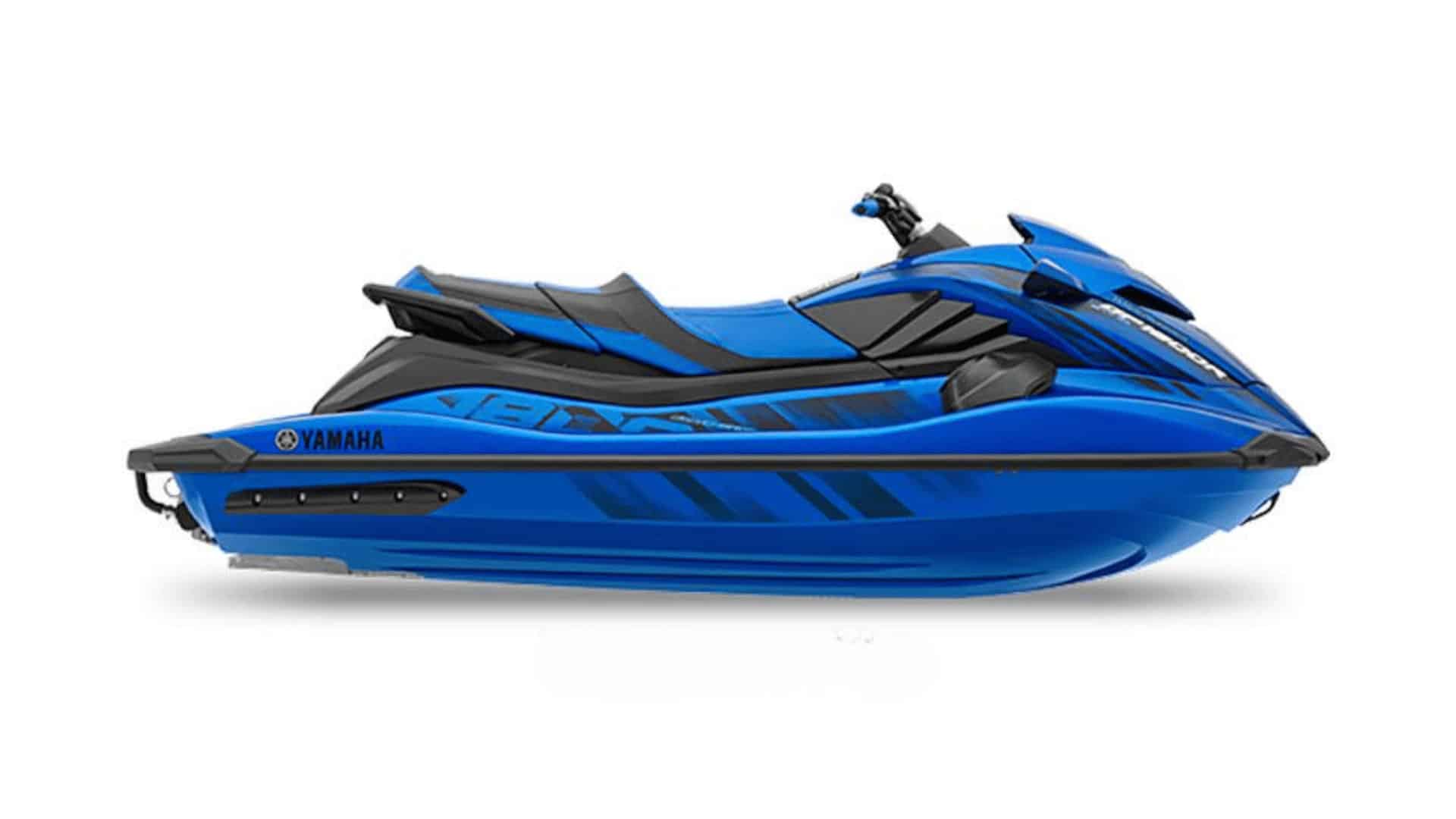 Yamaha WaveRunner GP1800R SVHO race-tuned jet ski reaching 67 to 68 mph top speed