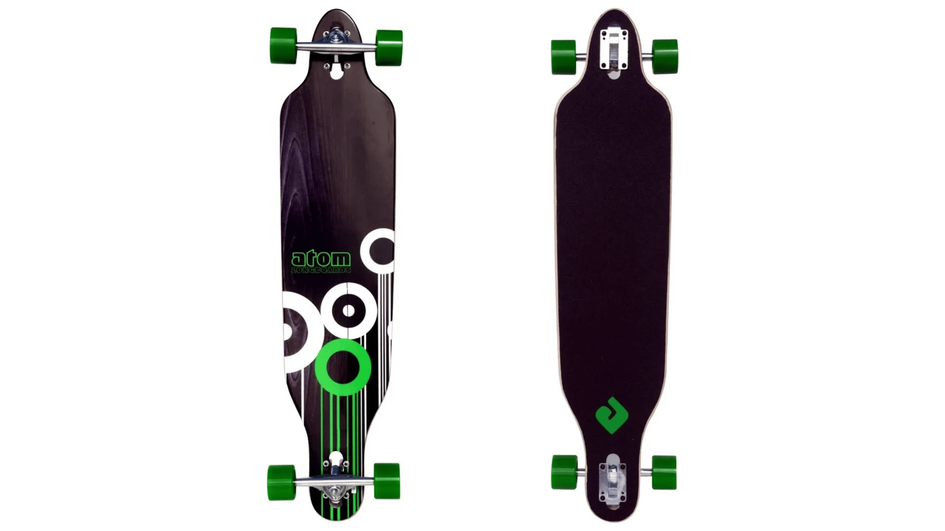 Atom drop-through longboard for easy and stable cruising