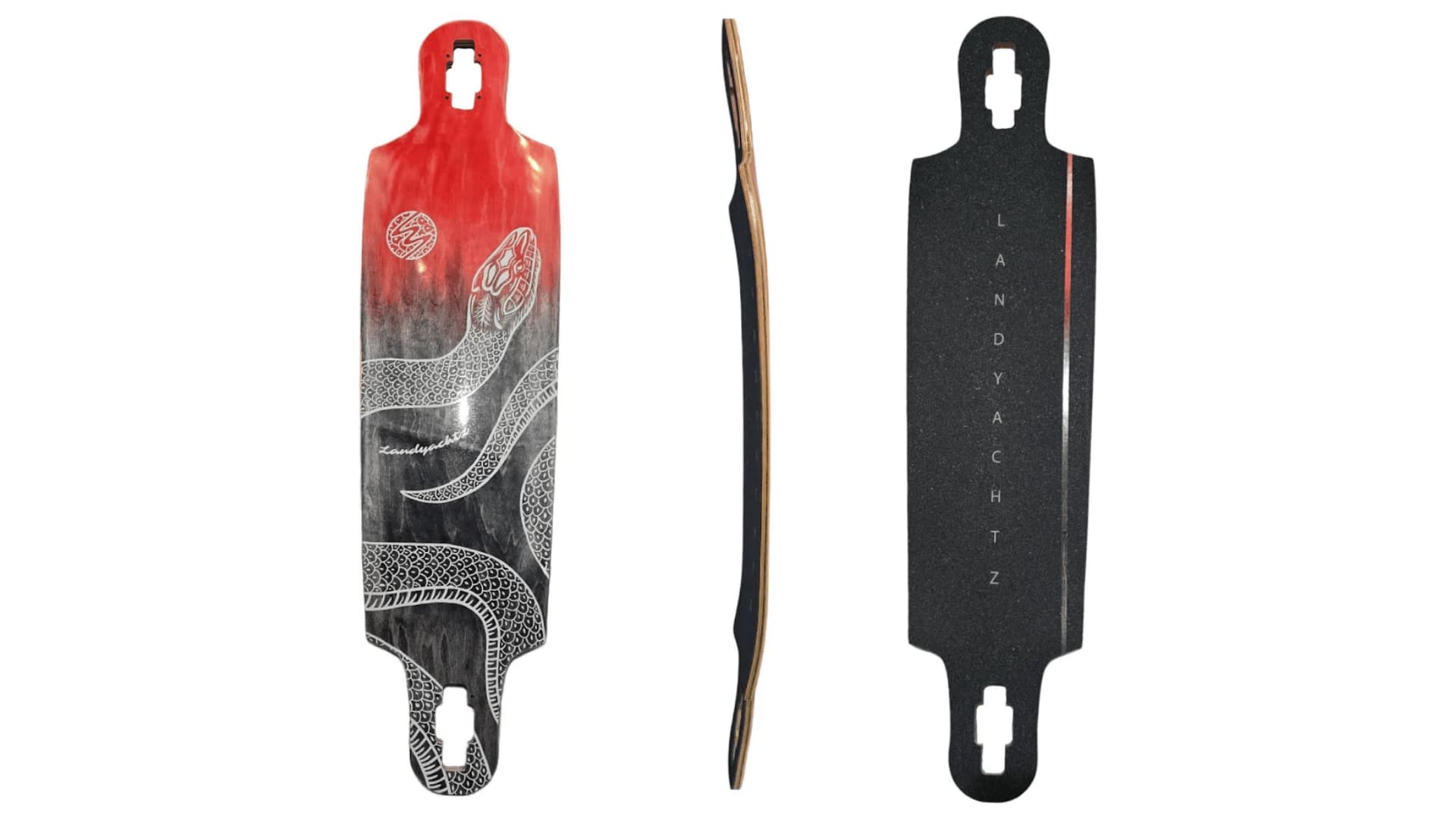 Landyachtz Drop Cat 38 longboard for smooth city cruising