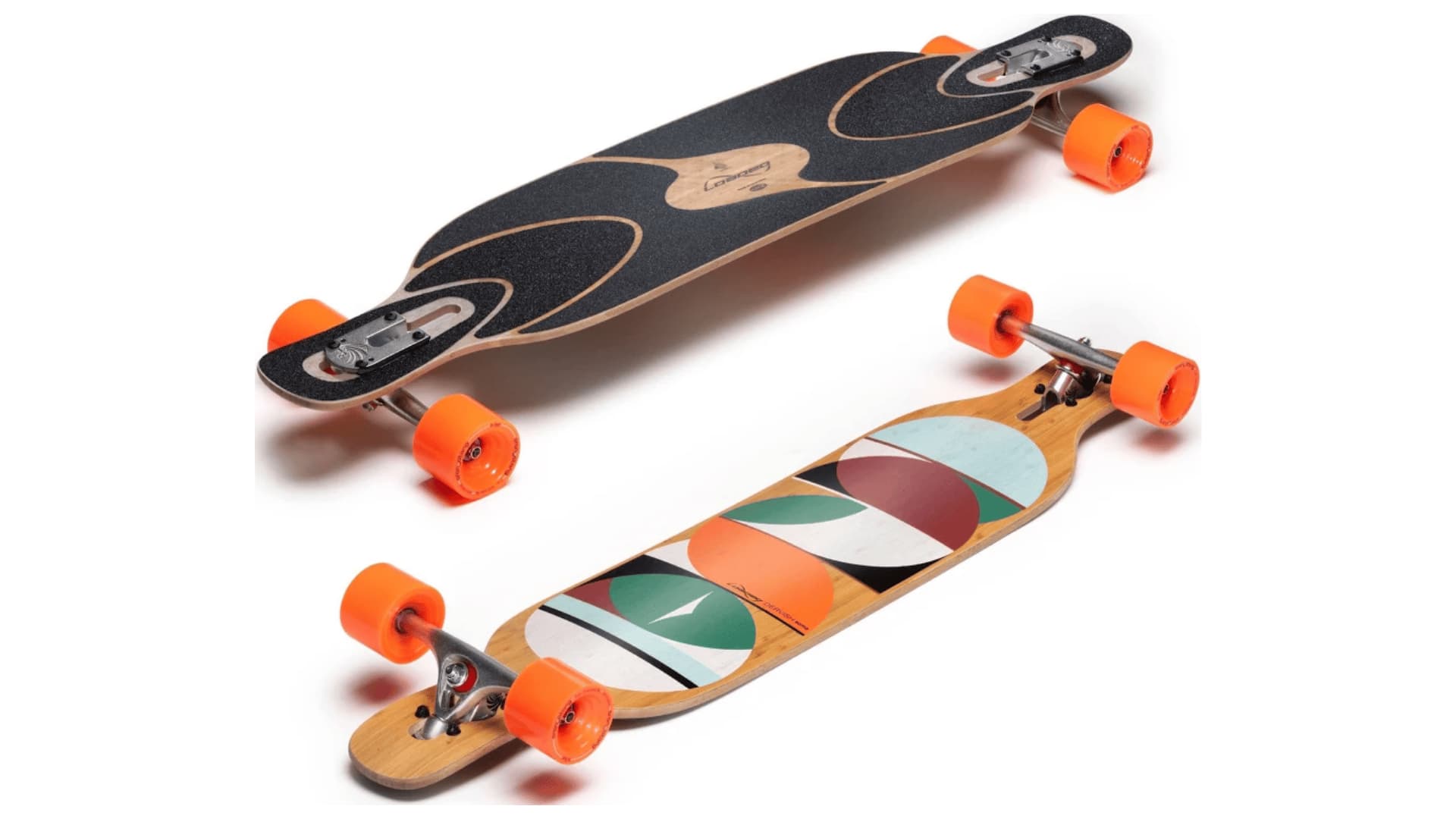 Loaded Dervish Sama flexible longboard for carving and cruising