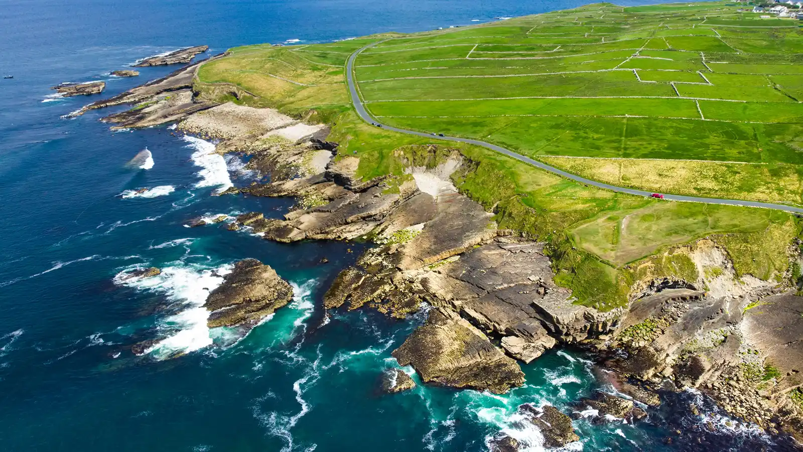 Surfing spot Mullaghmore Head, Ireland