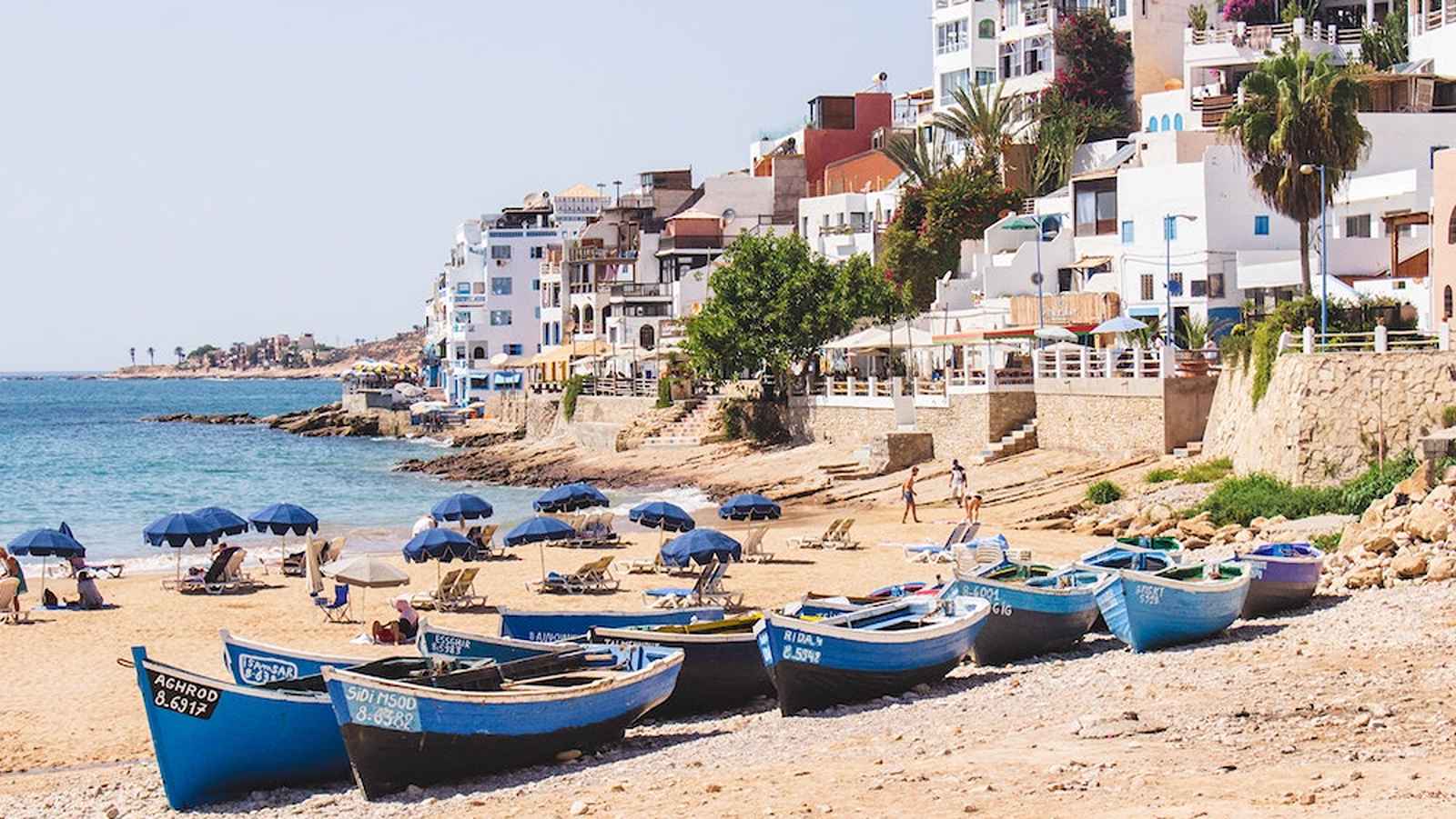 Taghazout, Morocco beach
