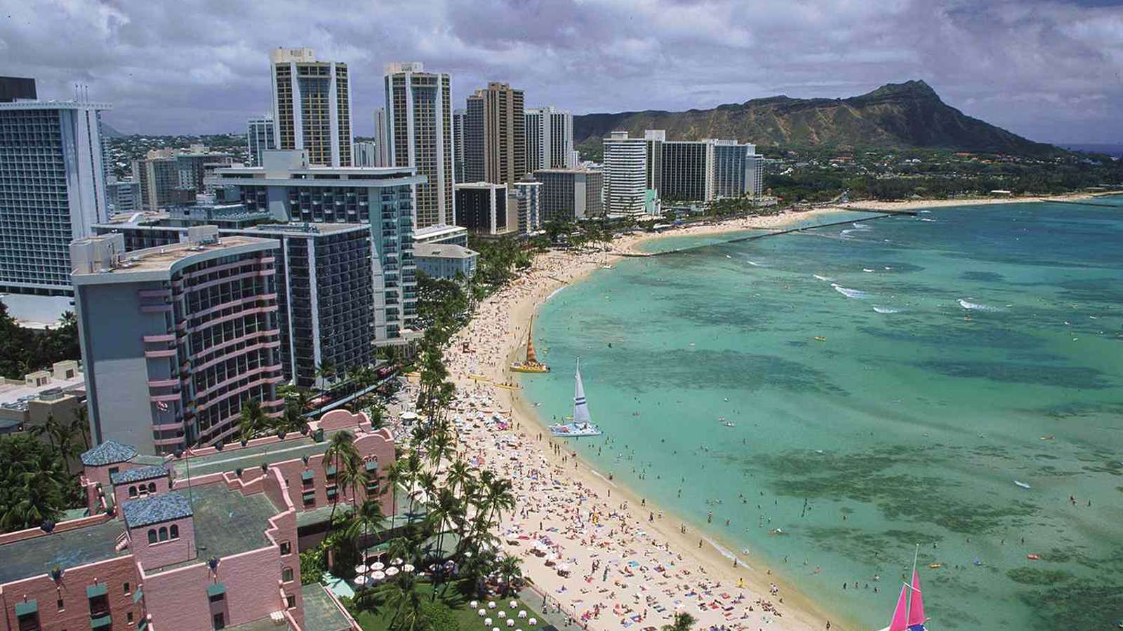 Waikiki, Hawaii beach