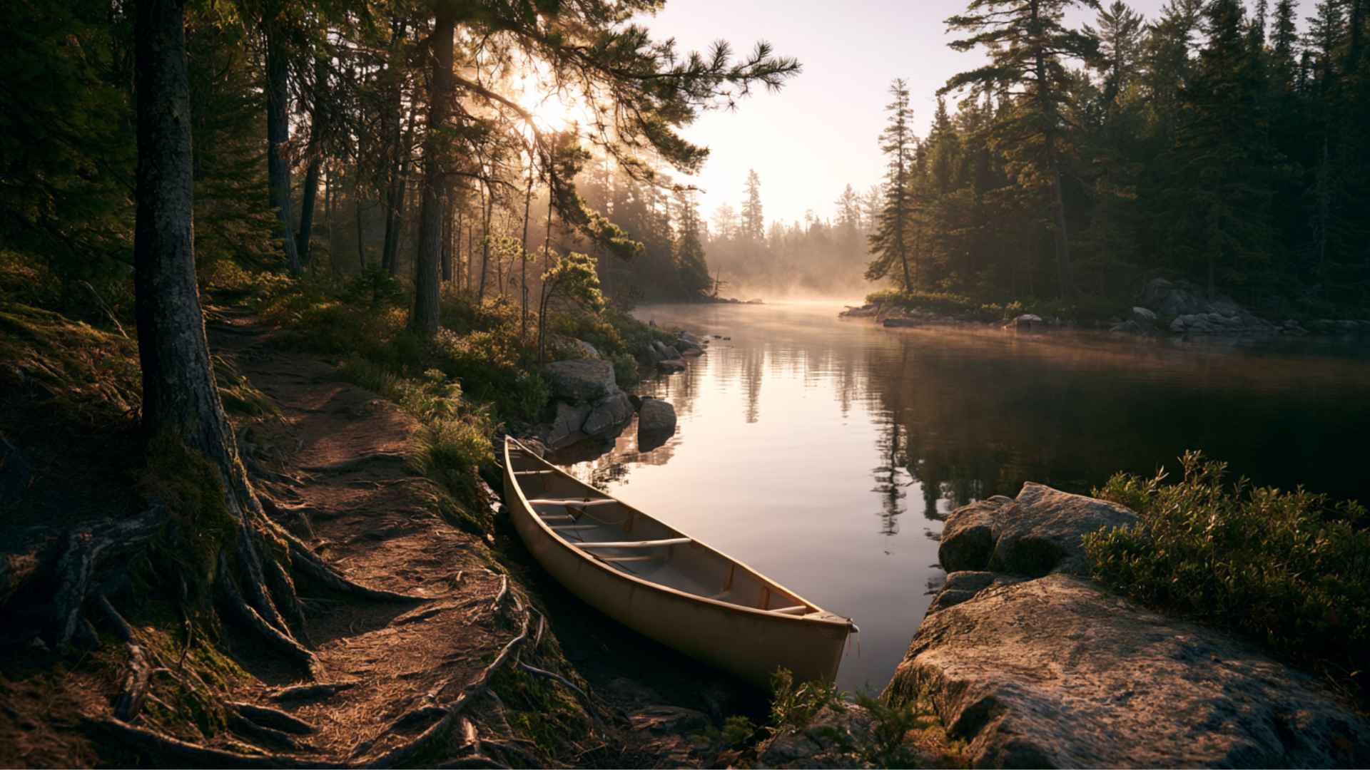 How to Portage a Canoe Between Lakes