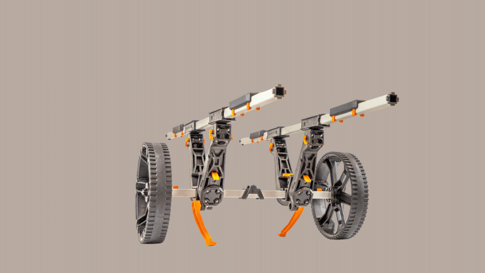 YakAttack TowNStow Cart on a plain background