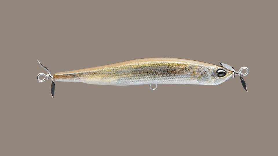 Duo Realis Spinbait 80 spybait lure with realistic baitfish profile on a plain background
