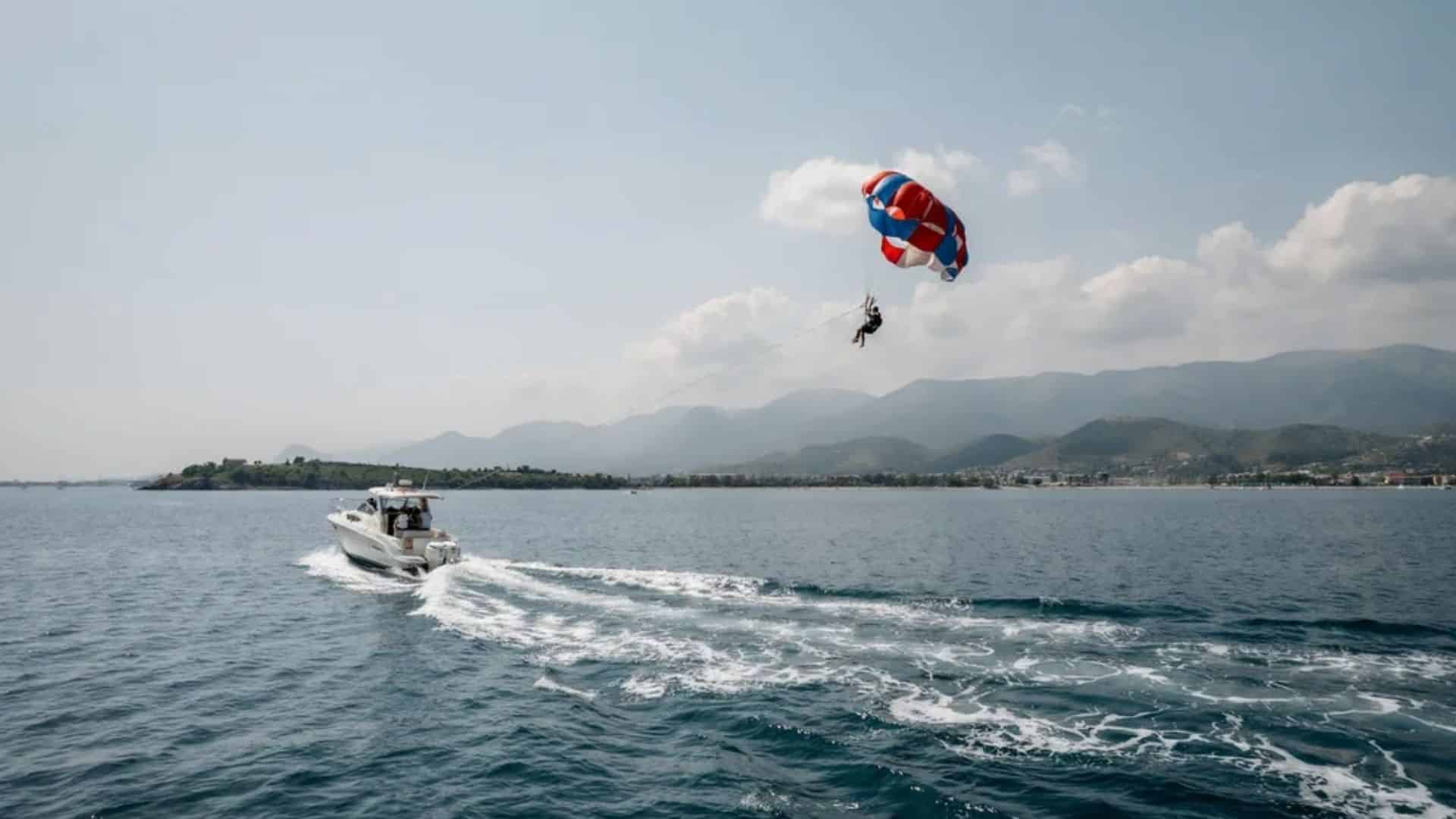 how high do you go parasailing