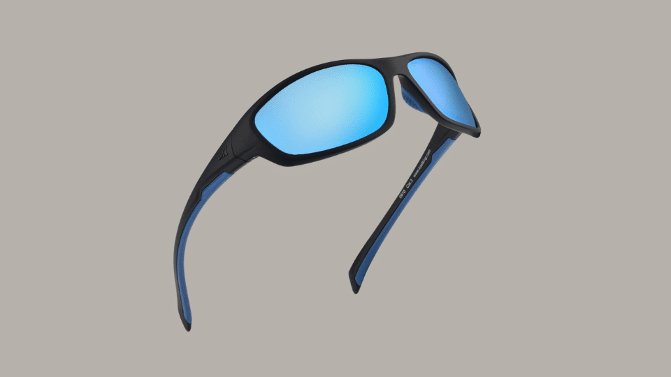 KastKing Hiwassee polarized fishing sunglasses on a plain background