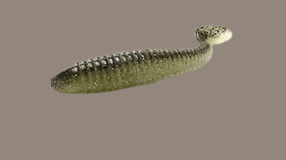 Keitech FAT Swing Impact swimbait featuring paddle tail action on a plain background