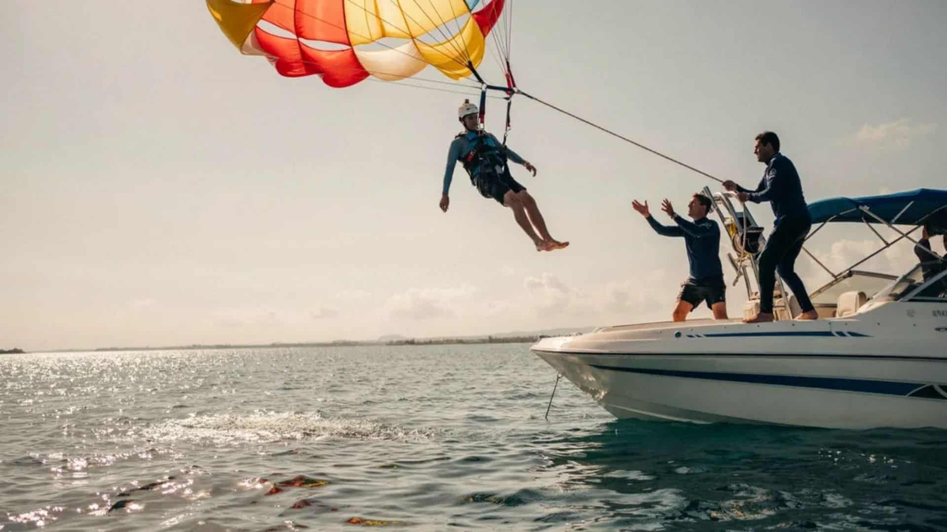 parasailing