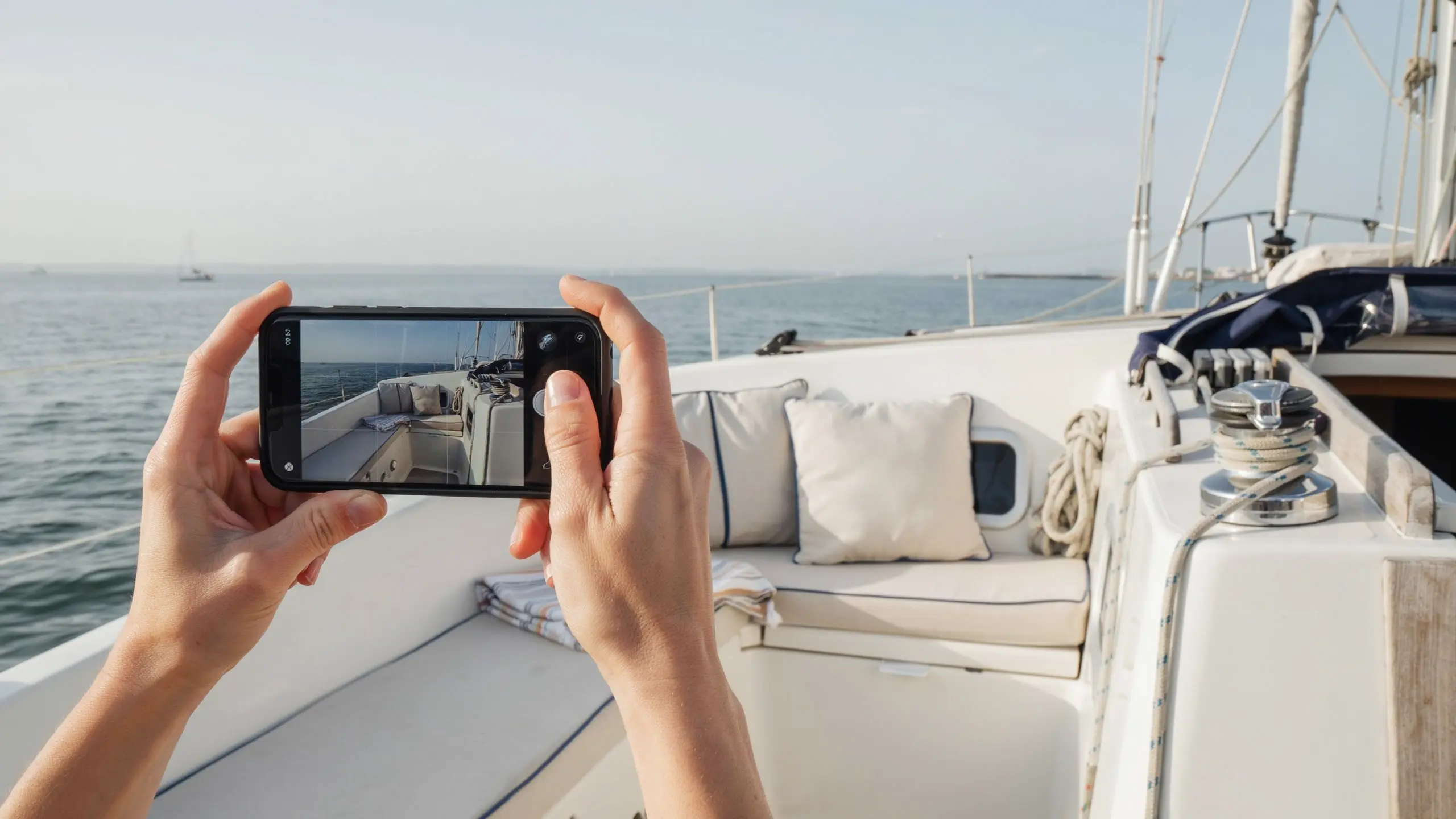 Preparing a boat with clean deck and staged photos before listing it for the best sale offer