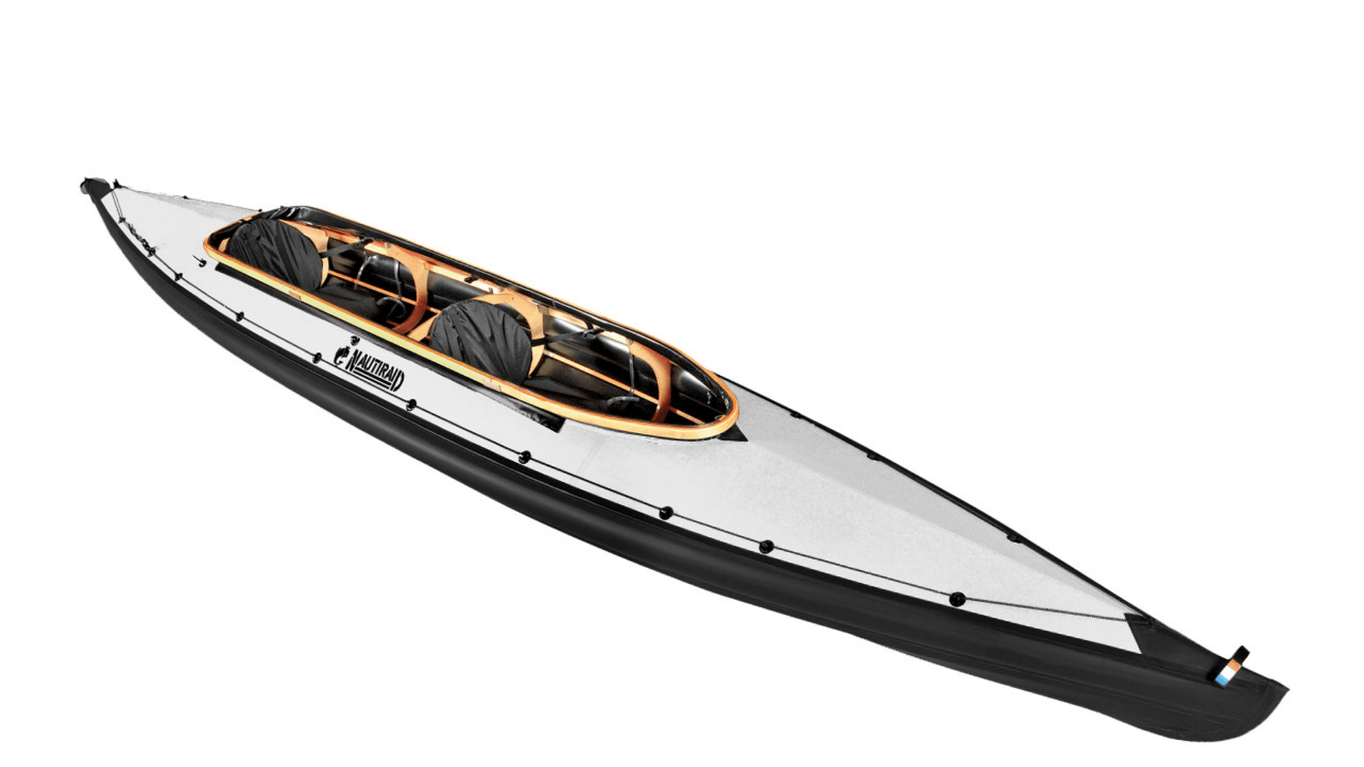 Nautiraid Grand Raid II French-built folding touring kayak with aluminum frame and Hypalon skin