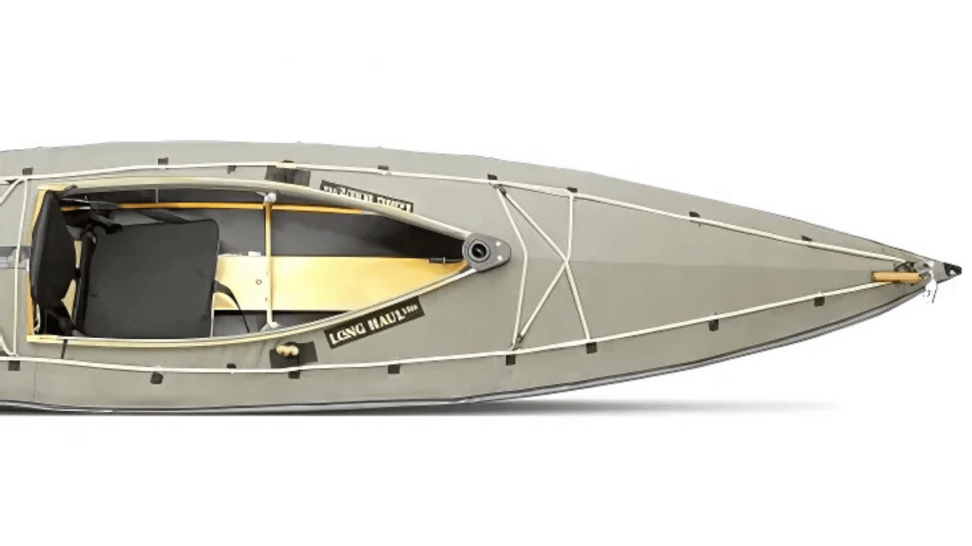 Longhaul Ute Classic expedition folding kayak with a durable aluminum frame built for wilderness use